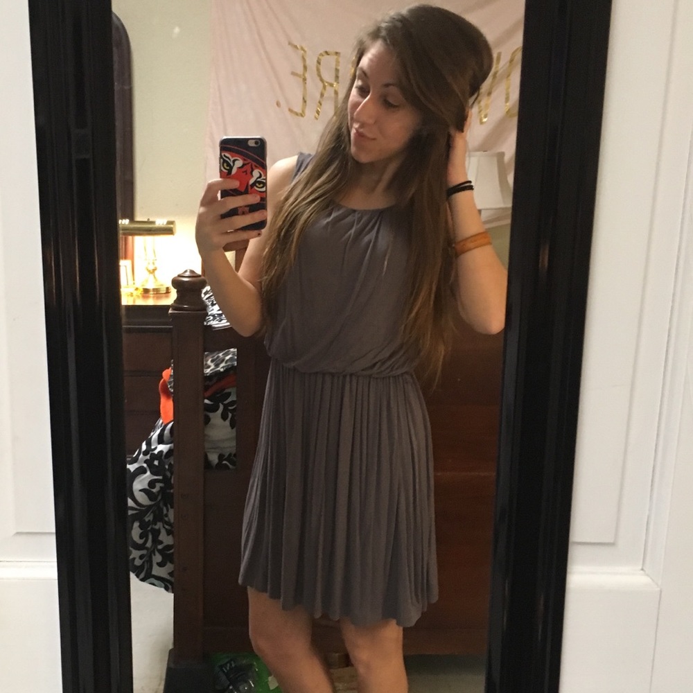 Gray Bridesmaids Dress!